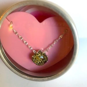 Jo Jo 💕loves you Necklace “fierce” leopard